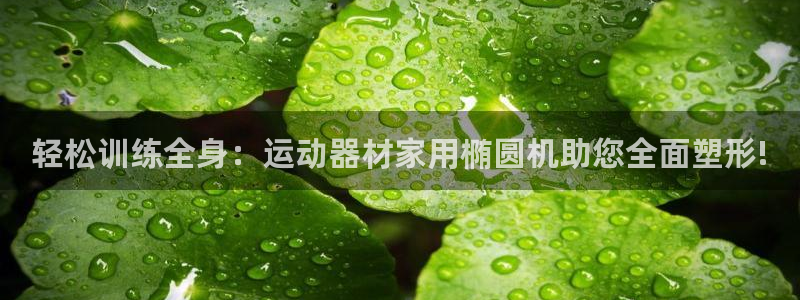 fb体育招商电话号码查询：轻松训练全身：运动器材家用椭圆机助
