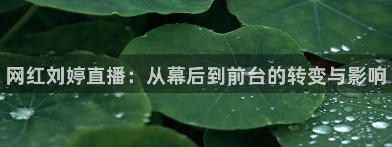 看球吧jrs低调直播：网红刘婷直播：从幕后到前台的转变与影响